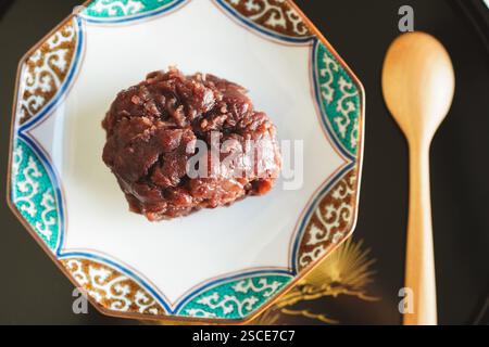 ANKO, japanische süße rote Bohnenpaste Stockfoto