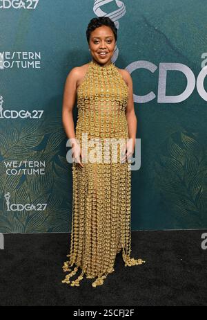 Los Angeles, USA. Februar 2025. Quinta Brunson kam zu den 27. Costume Designer Guild Awards, die am 6. Februar 2025 in Los Angeles stattfanden. © Lisa OConnor/AFF-USA.com Credit: AFF/Alamy Live News Stockfoto