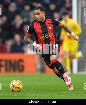 Bournemouth, Großbritannien. Februar 2025. AFC Bournemouth gegen Liverpool - Premier League - Vitality Stadium. Justin Kluivert, AFC Bournemouth. Bildnachweis: Mark Pain / Alamy Live News Stockfoto