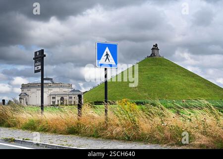 Lion Hill von Waterloo Stockfoto