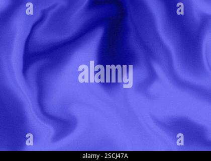 Abstraktes Retro Grunge dekoratives Relief mit Folienstaub Textur und blauen Farbverläufen. Grober farbiger Hintergrund der Abbildung. Stockfoto