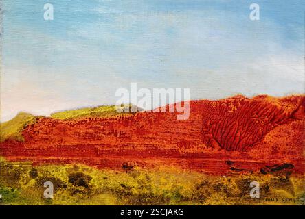 MAX ERNST, (1891-1976) Titel: Arizona, Öl auf Leinwand, 1950 Stockfoto