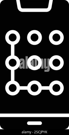 Mustervektor-Symbol Konstruktionsabbildung Stock Vektor