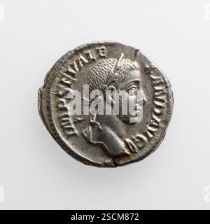 Denar von Severus Alexander, 222-235. Stockfoto