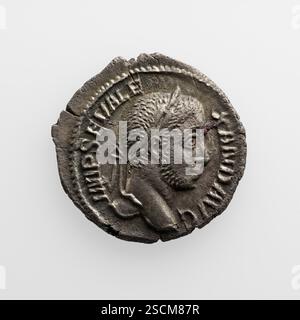 Denar von Severus Alexander, 222-235. Stockfoto