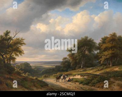 Landschaft in den Ardennen, um 1820-1840. Stockfoto