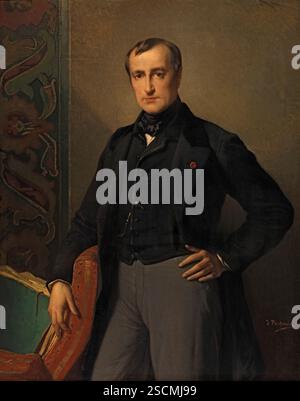 Der Maler Paul Delaroche. Stockfoto