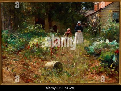 Im Garten, 1891. Stockfoto