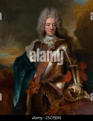 Porträt von Willem Hyacinth (1666-1743). Stockfoto