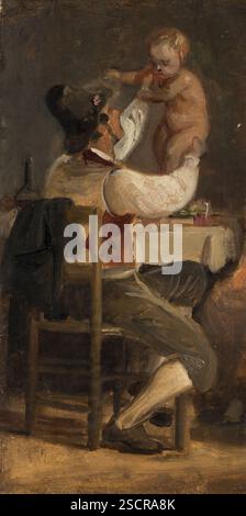 Vater’s Liebe, c1839. Stockfoto