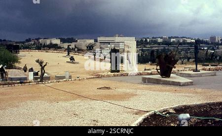Der Billy Rose Art Garden in Jerusalem. Es gehört zum Nationalmuseum Israel und befindet sich in Jerusalem. Skulpturen sind zu sehen. [Automatisierte Übersetzung] Stockfoto