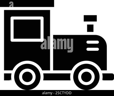 Zugmaschine Vektor-Symbol Design-Illustration Stock Vektor