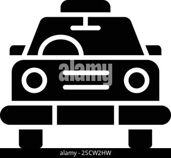 Taxi Vektor Symbol Design Illustration Stock Vektor