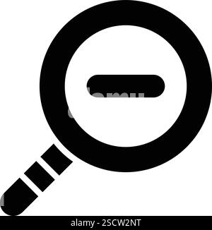 Vektorsymbol verkleinern Konstruktionsabbildung Stock Vektor