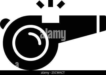 Illustration Des Whistle-Vektor-Symbols Stock Vektor