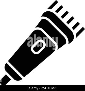 Haarschneider Vektor-Symbol Design-Illustration Stock Vektor