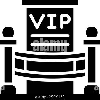 Design-Illustration Des Vip-Vektors Stock Vektor