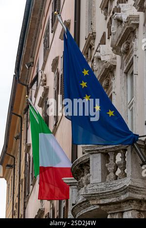Die Stadt Trient, Trentino, Norditalien Stockfoto