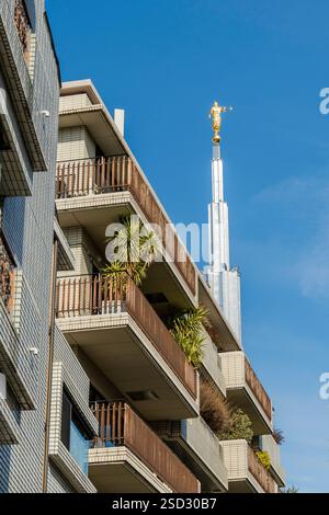 Der Tempel der lds in Tokio, Japan am 5. Januar 2025 Stockfoto