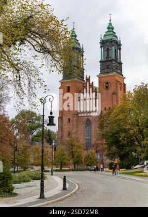 Ein Bild der Kathedrale von Posen. Stockfoto