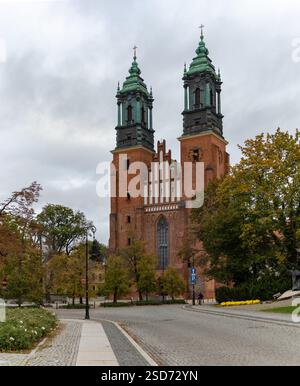 Ein Bild der Kathedrale von Posen. Stockfoto
