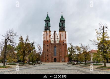 Ein Bild der Kathedrale von Posen. Stockfoto