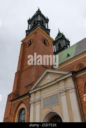 Ein Nahaufnahme der Kathedrale von Posen. Stockfoto