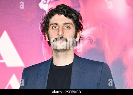 Rom, Italien. Februar 2025. Pietro Castellitto nimmt an der Fotokonferenz zur Präsentation des Films Diva Futura im Cinema Barberini Teil. Quelle: SOPA Images Limited/Alamy Live News Stockfoto