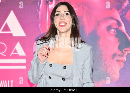 Rom, Italien. Februar 2025. Thony nimmt an der Fotokonferenz zur Präsentation des Films Diva Futura im Cinema Barberini Teil. Quelle: SOPA Images Limited/Alamy Live News Stockfoto