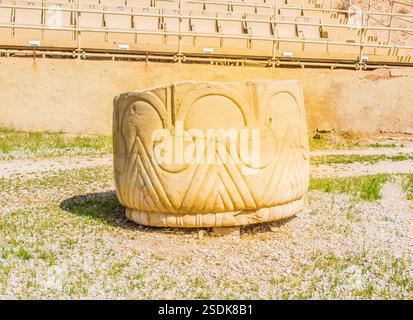 Persepolis, eine antike Hauptstadt der Könige der Achämenischen Dynastie des Iran (Persien), wurde 1979 zum UNESCO-Weltkulturerbe erklärt. Stockfoto