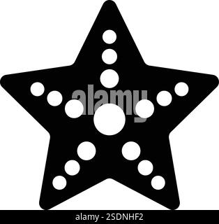 Seestern-Vektor-Symbol Design-Illustration Stock Vektor
