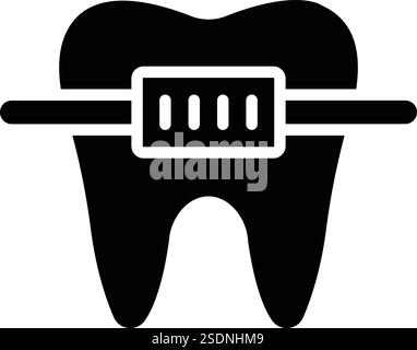 Klammern Vektorsymbol Konstruktionsabbildung Stock Vektor