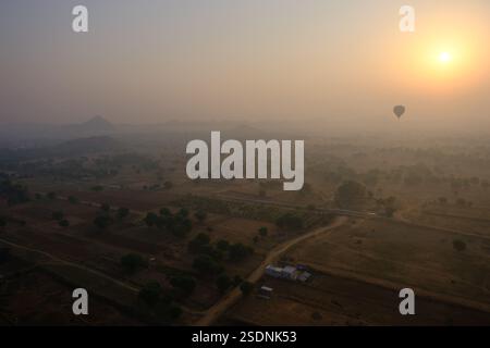 Heißluftballonfahrten in Jaipur Stockfoto
