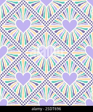 Nahtloses Bohemian-Muster Stock Vektor