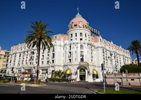 Frankreich, Côte d'azur, Nice-ville, l'Hôtel Négresco EST un luxueux Hôtel de 121 chambres et 21 Suites, situé sur la célèbre Promenade des Anglais Stockfoto