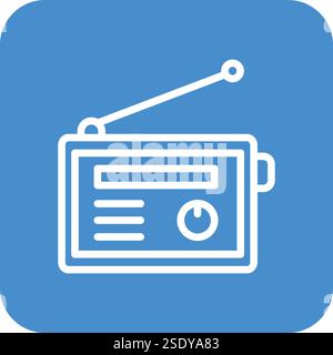 Illustration Zum Design Von Funkvektorsymbolen Stock Vektor