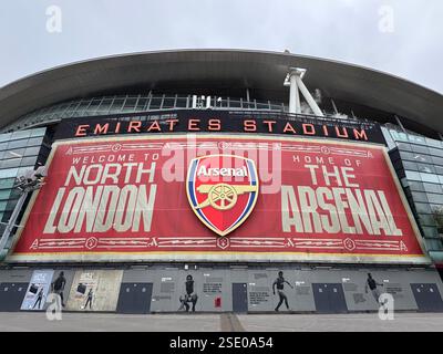 Emirates Stadium, Heimstadion des Arsenal Football Club, North London, Vereinigtes Königreich. Stockfoto