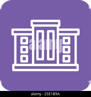 Supermarkt-Vektor-Symbol-Design-Illustration Stock Vektor