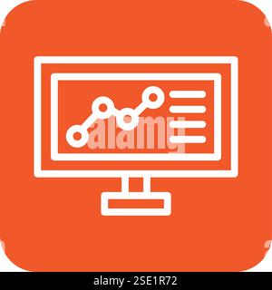 Analyse Vektorsymbol Konstruktionsdarstellung Stock Vektor