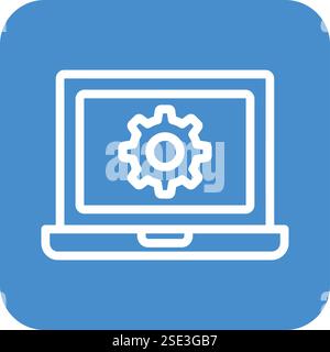 Gear Vector Icon Design Illustration Stock Vektor