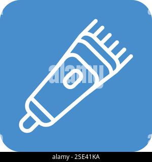 Haarschneider Vektor-Symbol Design-Illustration Stock Vektor
