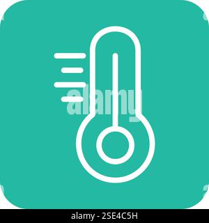 Design-Illustration Für Thermometer-Vektor-Symbole Stock Vektor