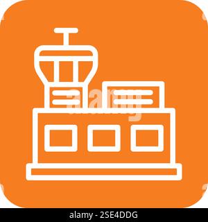 Design-Illustration Des Flughafenvektors Stock Vektor