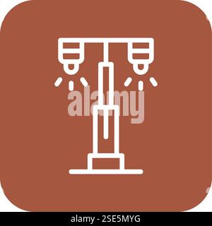 Glühlampe Vektor-Symbol Design-Illustration Stock Vektor