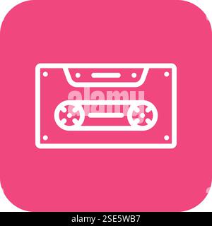 Illustration Zum Design Des Kassettenvektors Stock Vektor
