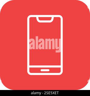 Smartphone Vektor-Symbol Design-Illustration Stock Vektor