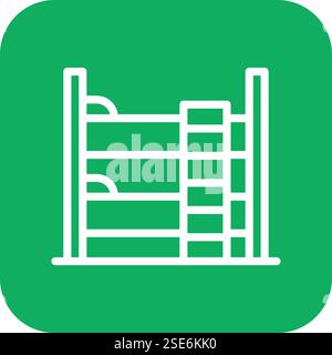 Illustration Des Anlegeplatzes Für Vektor-Symbole Stock Vektor