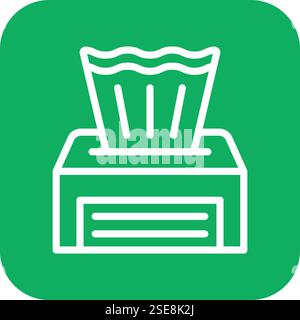 Wischt Vektor-Symbol Design-Illustration Stock Vektor