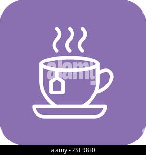 Tee-Vektor-Symbol-Design-Illustration Stock Vektor