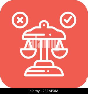 Ethik-Vektor-Symbol-Design-Illustration Stock Vektor